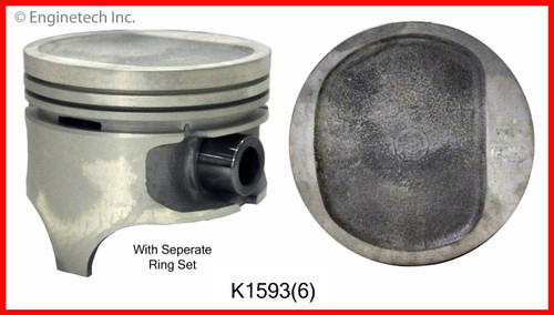 1988 Jeep Cherokee 4.0L Engine Piston and Ring Kit K1593(6) -40