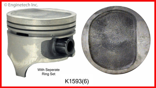 1992 Jeep Cherokee 4.0L Engine Piston and Ring Kit K1593(6) -150