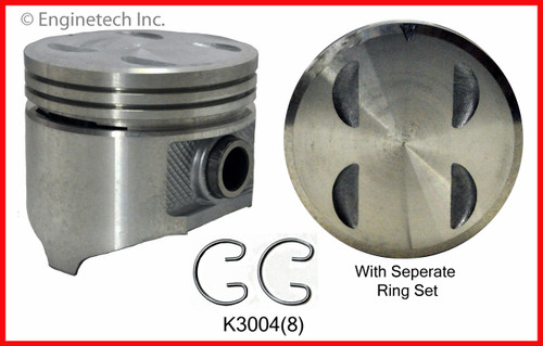 1991 Dodge Ramcharger 5.2L Engine Piston and Ring Kit K3004(8) -820