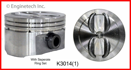 2000 GMC C2500 5.7L Engine Piston and Ring Kit K3014(1) -337