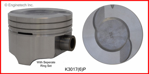 1989 Lincoln Continental Engine Piston and Ring Kit K3017(6) -32