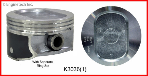1997 Ford F-150 4.2L Engine Piston and Ring Kit K3036(1) -4