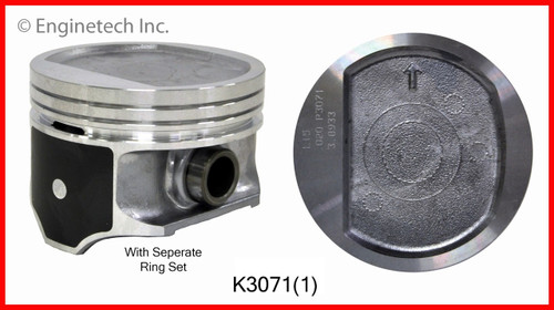 2000 Jeep Cherokee 2.5L Engine Piston and Ring Kit K3071(1) -25