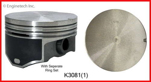 1999 Chevrolet Corvette 5.7L Engine Piston and Ring Kit K3081(1) -6