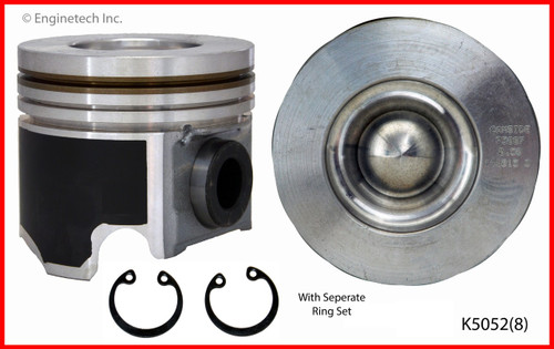 2006 Ford F-450 Super Duty 6.0L Engine Piston and Ring Kit K5052(8) -18