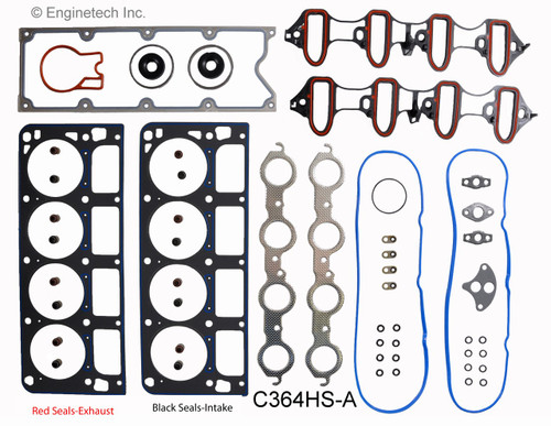 Engine Cylinder Head Gasket Set - Kit Part - C364HS-A