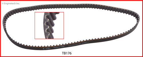 Engine Timing Belt - Kit Part - TB176