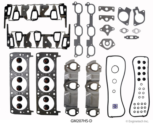 Engine Cylinder Head Gasket Set - Kit Part - GM207HS-D