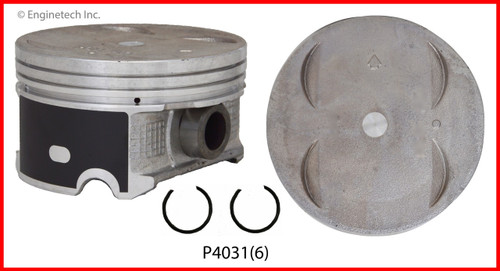 Engine Piston Set - Kit Part - P4031(6)