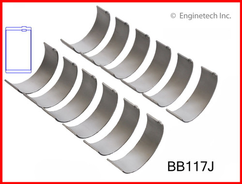Engine Connecting Rod Bearing Set - Kit Part - BB117J