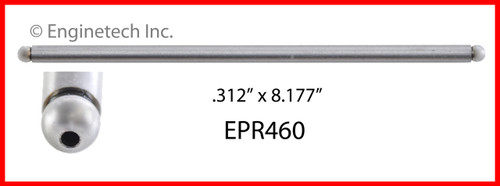 1993 Chevrolet C3500 7.4L Engine Push Rod EPR460.P36