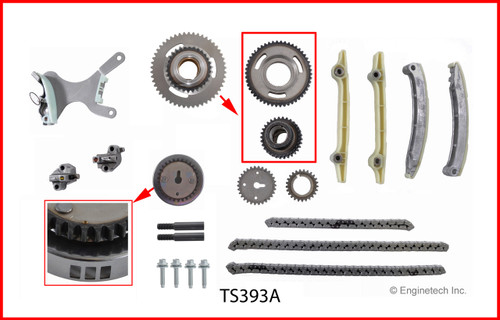 2007 Mitsubishi Raider 4.7L Engine Timing Set TS393A.P32