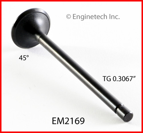 1986 Chevrolet Sprint 1.0L Engine Exhaust Valve EM2169.P2