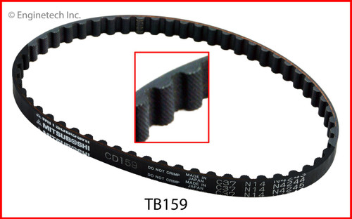 1992 Mitsubishi Galant 2.0L Engine Balance Shaft Belt TB159.P51