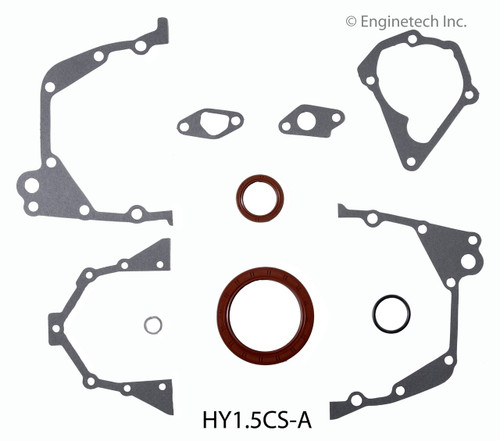 1994 Hyundai Scoupe 1.5L Engine Lower Gasket Set HY1.5CS-A.P4