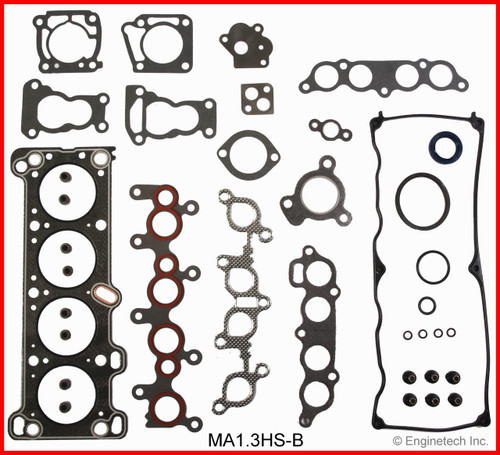 1990 Ford Festiva 1.3L Engine Cylinder Head Gasket Set MA1.3HS-B.P4