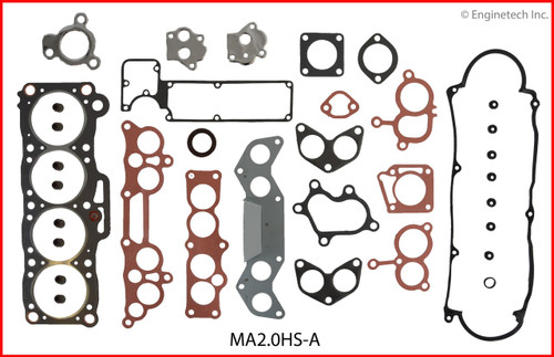 1987 Mazda 626 2.0L Engine Cylinder Head Gasket Set MA2.0HS-A.P2