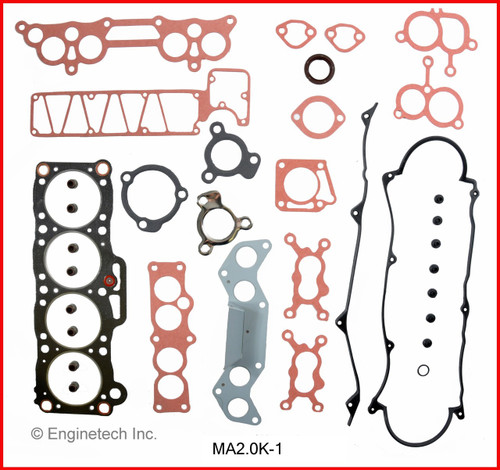 1987 Mazda 626 2.0L Engine Gasket Set MA2.0K-1.P5