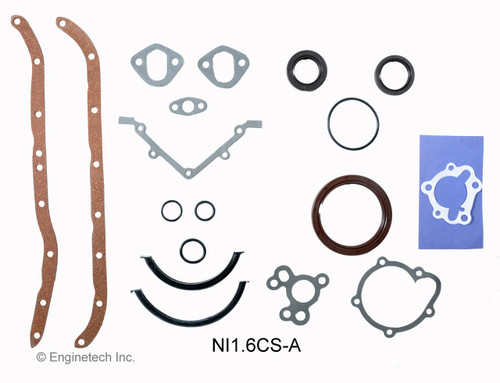 1987 Nissan Pulsar NX 1.6L Engine Lower Gasket Set NI1.6CS-A.P2
