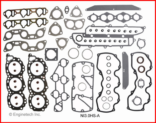 1990 Nissan Pathfinder 3.0L Engine Gasket Set NI3.0K-5.P5