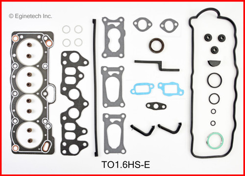 1986 Toyota Corolla 1.6L Engine Cylinder Head Gasket Set TO1.6HS-E.P3