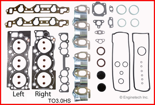 1992 Toyota 4Runner 3.0L Engine Cylinder Head Gasket Set TO3.0HS.P9