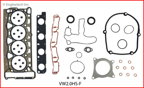 2010 Audi A3 Quattro 2.0L Engine Gasket Set VW2.0K-4.P20