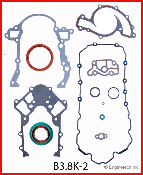 2001 Pontiac Grand Prix 3.8L Engine Gasket Set B3.8K-2.P18