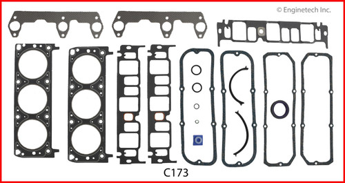 1986 Oldsmobile Firenza 2.8L Engine Gasket Set C173.P97