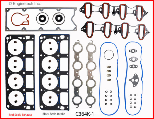 2000 GMC Sierra 2500 6.0L Engine Gasket Set C364K-1.P5