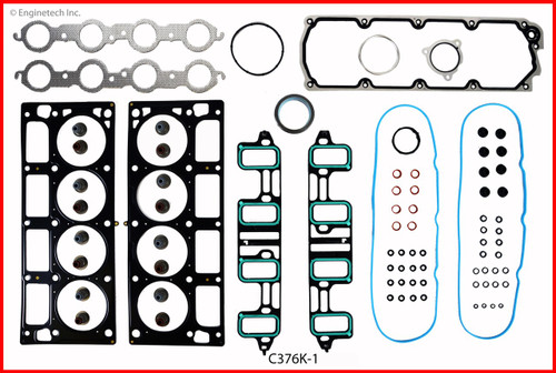 2010 GMC Yukon XL 2500 6.0L Engine Gasket Set C376K-1.P116