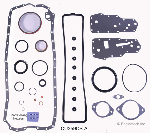 1997 Dodge Ram 3500 5.9L Engine Lower Gasket Set CU359CS-A.P30