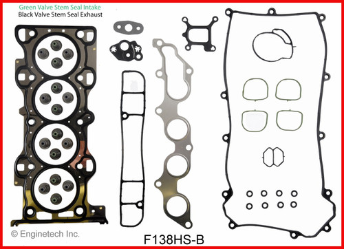 2005 Mazda B2300 2.3L Engine Cylinder Head Gasket Set F138HS-B.P8