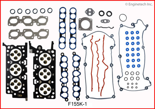 1999 Mercury Cougar 2.5L Engine Gasket Set F155K-1.P12