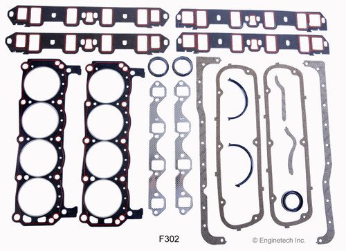 1985 Lincoln Mark VII 5.0L Engine Gasket Set F302.P582