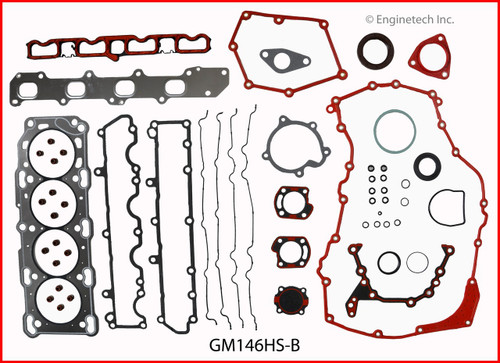 2002 Chevrolet Cavalier 2.4L Engine Cylinder Head Gasket Set GM146HS-B.P16