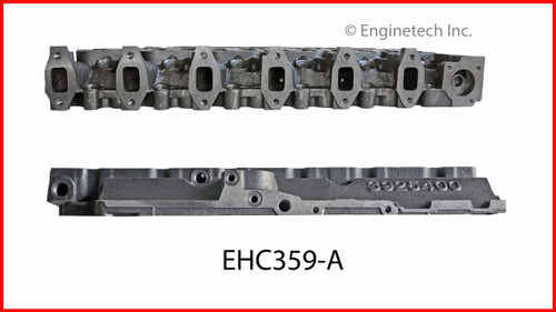 1991 Dodge D350 5.9L Engine Cylinder Head EHC359-A.P12