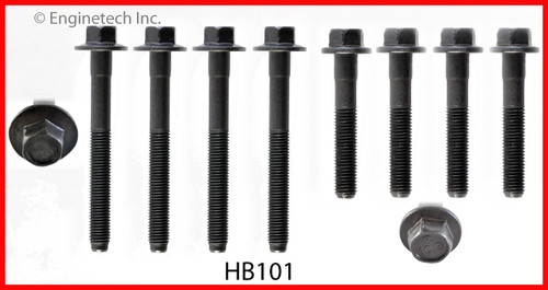 1986 Ford Mustang 3.8L Engine Cylinder Head Bolt Set HB101.P28