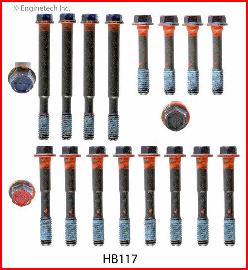 1985 Buick Century 3.0L Engine Cylinder Head Bolt Set HB117.P1