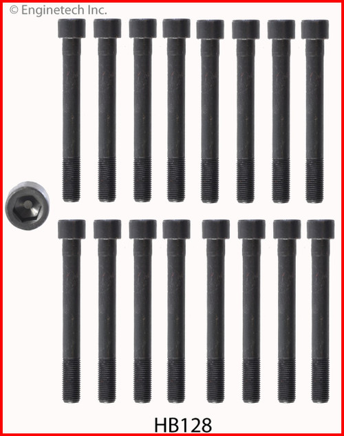 1990 Chrysler TC Maserati 3.0L Engine Cylinder Head Bolt Set HB128.P25