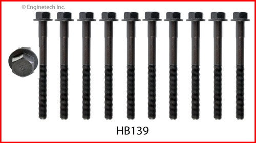 1994 Toyota Tercel 1.5L Engine Cylinder Head Bolt Set HB139.P6