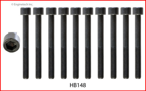 1996 Mazda 626 2.0L Engine Cylinder Head Bolt Set HB148.P11