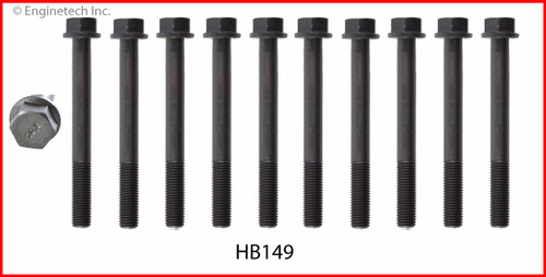 1987 Mazda 626 2.0L Engine Cylinder Head Bolt Set HB149.P8