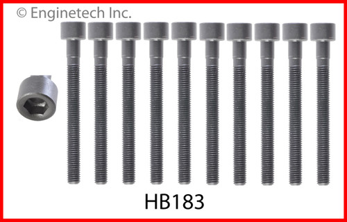 2001 Nissan Altima 2.4L Engine Cylinder Head Bolt Set HB183.P21