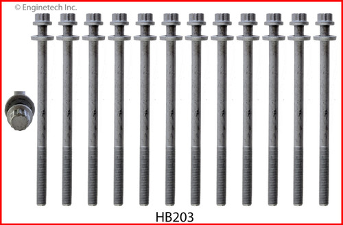 1994 Subaru Impreza 1.8L Engine Cylinder Head Bolt Set HB203.P11