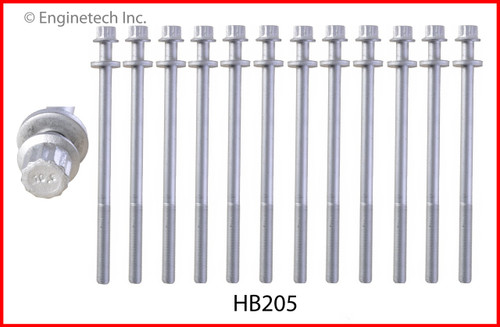 2003 Subaru Forester 2.5L Engine Cylinder Head Bolt Set HB205.P18