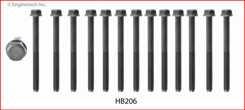 1999 Dodge Ram 2500 5.9L Engine Cylinder Head Bolt Set HB206.P3
