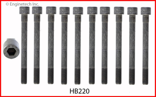 1993 Hyundai Scoupe 1.5L Engine Cylinder Head Bolt Set HB220.P2