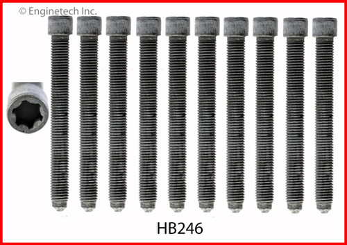 1997 Audi A4 1.8L Engine Cylinder Head Bolt Set HB246.P2 1997 Audi A4 1.8L Engine Cylinder Head Bolt Set HB246.P2