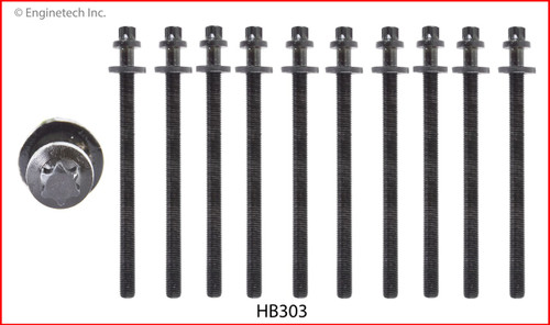 2012 Chevrolet Sonic 1.8L Engine Cylinder Head Bolt Set HB303.P4